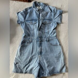 Abercrombie & Fitch Light Wash Denim Jacket